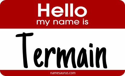 Hello my name is Termain png download