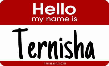 Hello my name is Ternisha png download