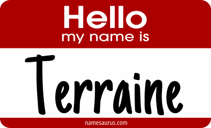 Hello my name is Terraine png download