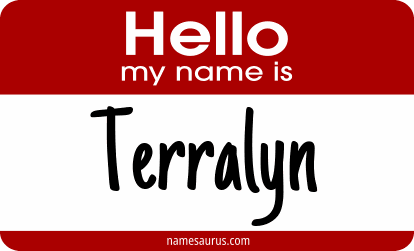 Hello my name is Terralyn png download