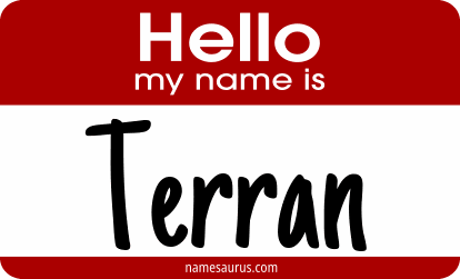 Hello my name is Terran png download
