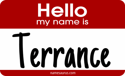 Hello my name is Terrance png download