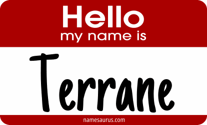 Hello my name is Terrane png download