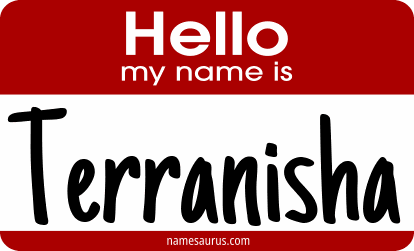 Hello my name is Terranisha png download