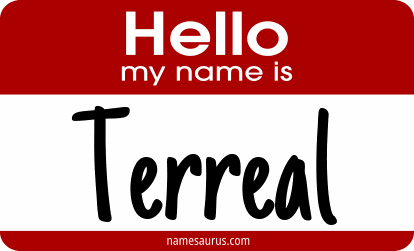 Hello my name is Terreal png download