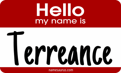 Hello my name is Terreance png download
