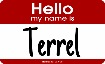 Hello my name is Terrel png download
