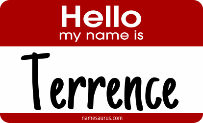 Hello my name is Terrence png download
