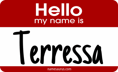 Hello my name is Terressa png download