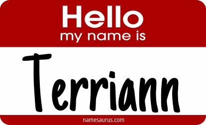 Hello my name is Terriann png download