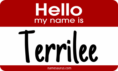 Hello my name is Terrilee png download