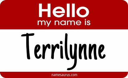 Hello my name is Terrilynne png download