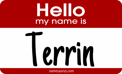 Hello my name is Terrin png download