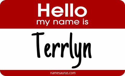 Hello my name is Terrlyn png download