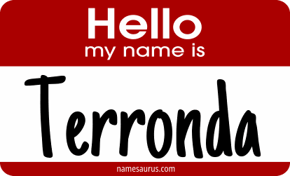 Hello my name is Terronda png download