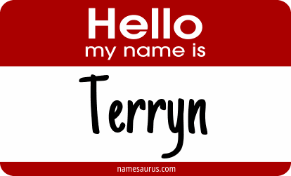 Hello my name is Terryn png download