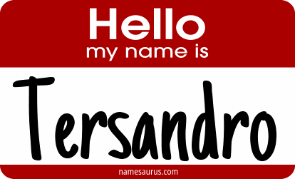 Hello my name is Tersandro png download