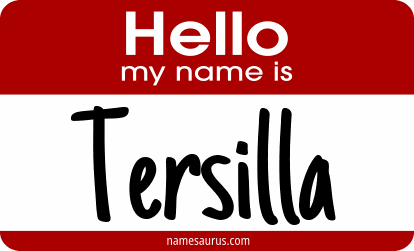 Hello my name is Tersilla png download