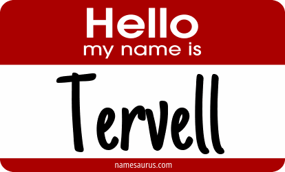 Hello my name is Tervell png download