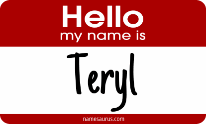 Hello my name is Teryl png download