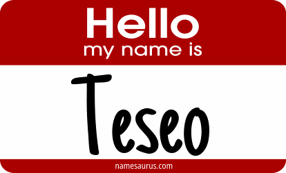 Hello my name is Teseo png download