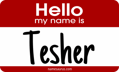 Hello my name is Tesher png download