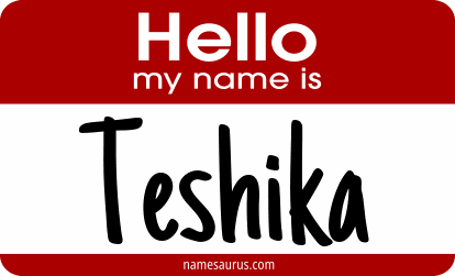 Hello my name is Teshika png download