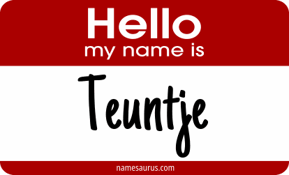 Hello my name is Teuntje png download