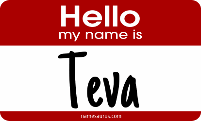 Hello my name is Teva png download
