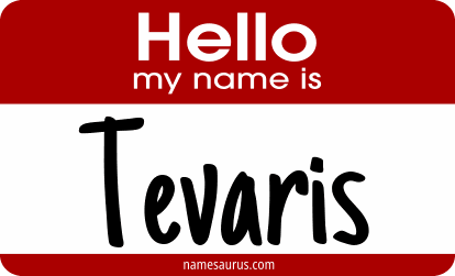 Hello my name is Tevaris png download