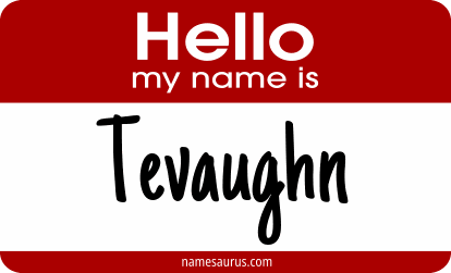 Hello my name is Tevaughn png download