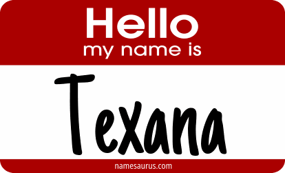 Hello my name is Texana png download