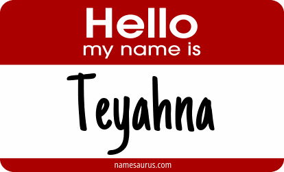 Hello my name is Teyahna png download