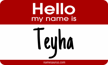 Hello my name is Teyha png download