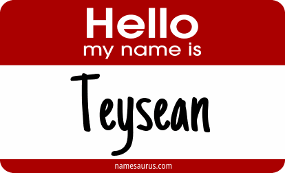 Hello my name is Teysean png download