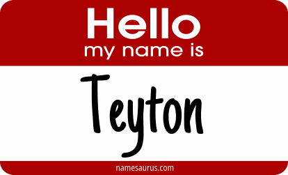 Hello my name is Teyton png download