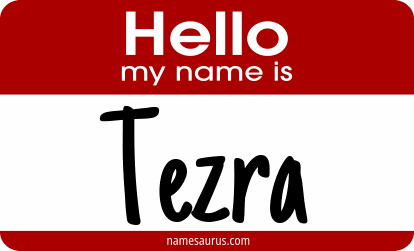 Hello my name is Tezra png download