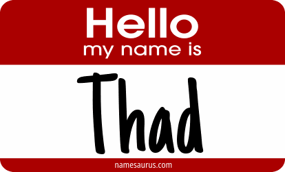 Hello my name is Thad png download