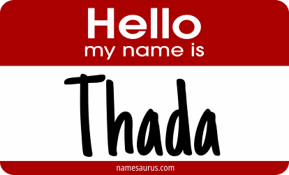 Hello my name is Thada png download