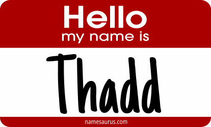 Hello my name is Thadd png download