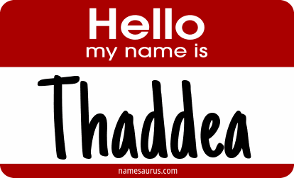 Hello my name is Thaddea png download