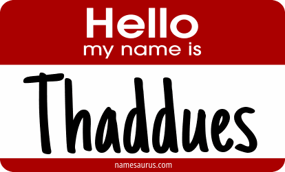 Hello my name is Thaddues png download