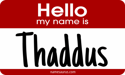 Hello my name is Thaddus png download