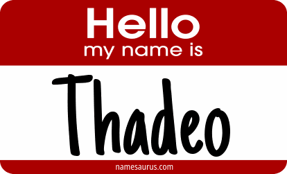 Hello my name is Thadeo png download