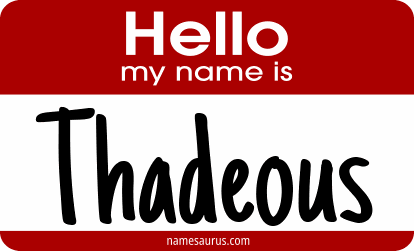 Hello my name is Thadeous png download