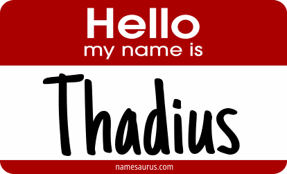 Hello my name is Thadius png download