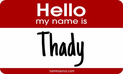 Hello my name is Thady png download