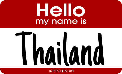 Hello my name is Thailand png download