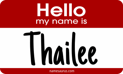 Hello my name is Thailee png download