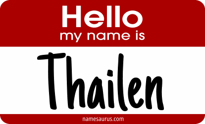 Hello my name is Thailen png download